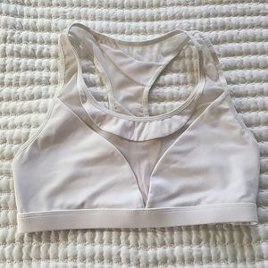 Small Fabletics White Sports Bra